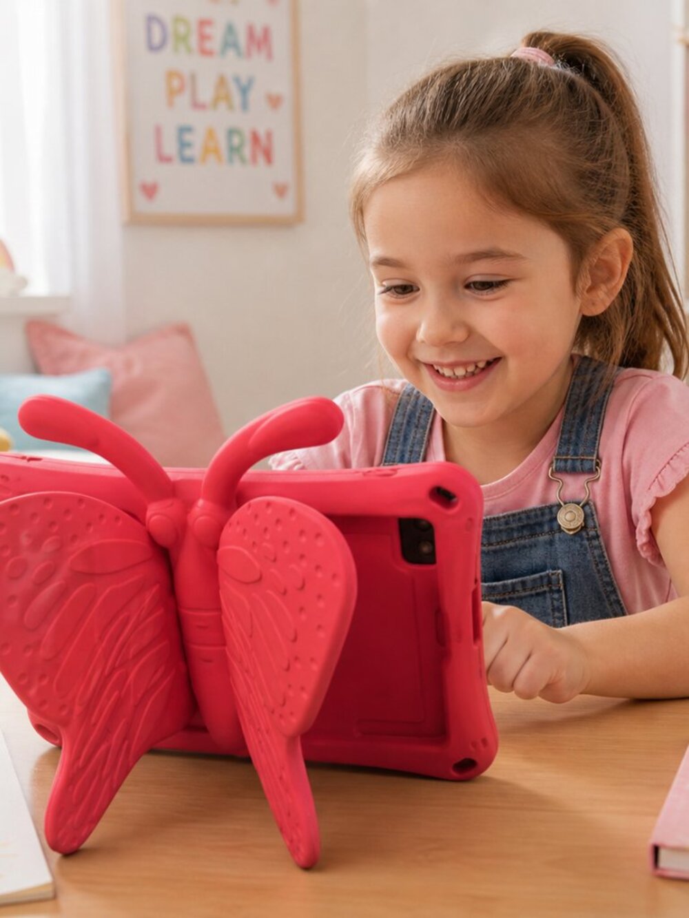 Kids' Shockproof Butterfly Case for a Tablet 8" Screen size